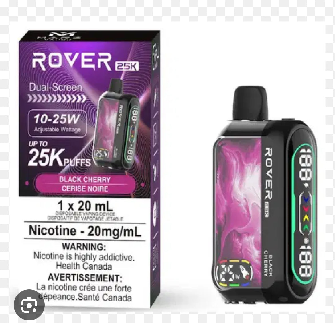 MARZ ROVER 25K PUFF REGULAR & SYNTHETIC 50 DISPOSABLE VAPE 20ML(SPECIAL PRICE!!!)