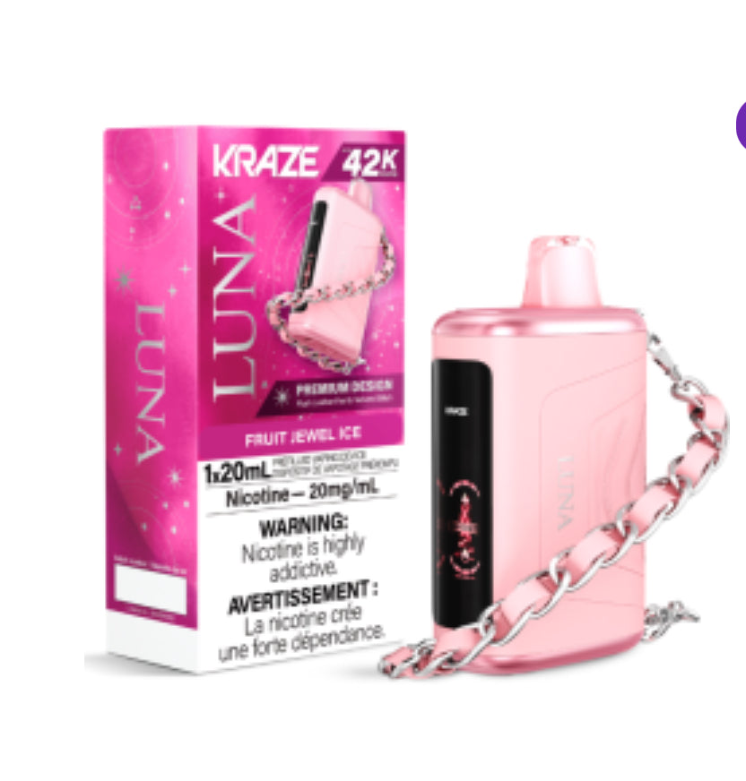 KRAZE LUNA 42000 Puffs - DISPOSABLE VAPE