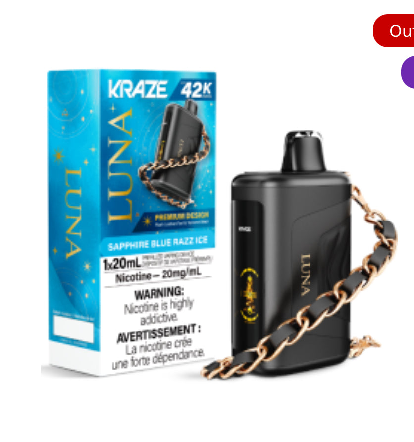 KRAZE LUNA 42000 Puffs - DISPOSABLE VAPE