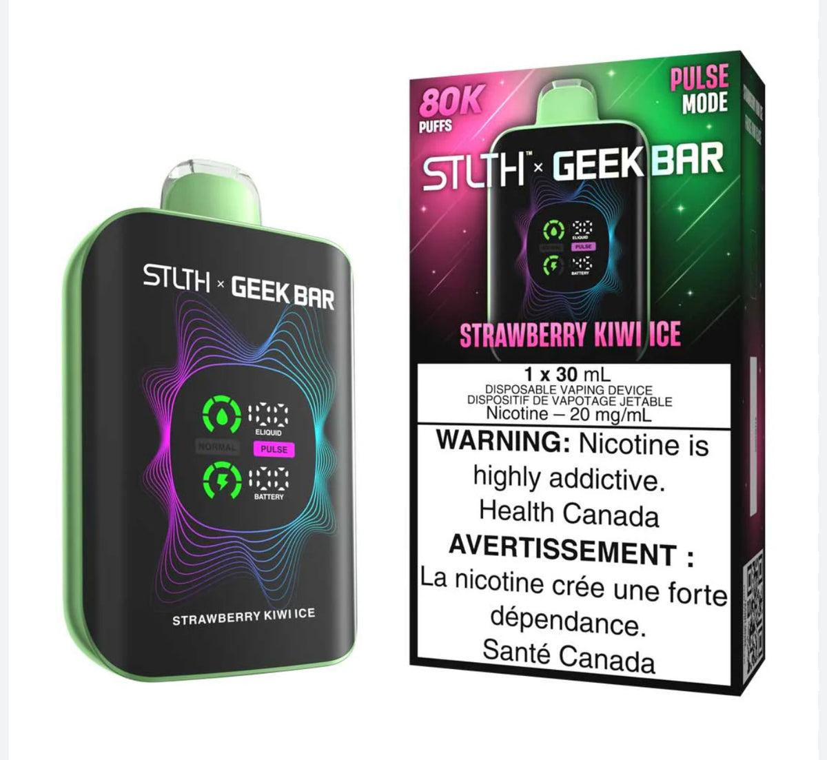 STLTH X GEEK BAR -80K puffs -NEW!!!