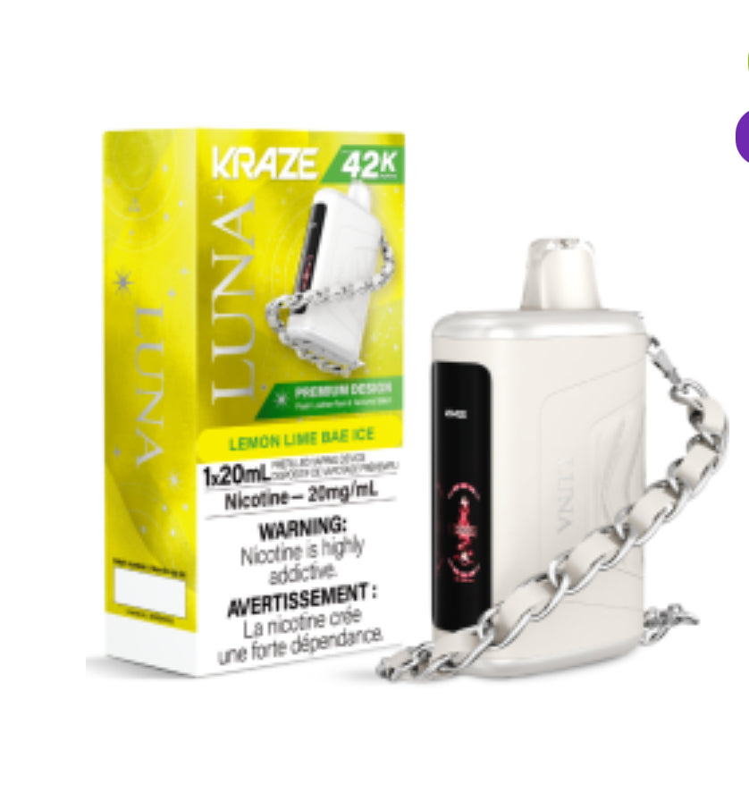 KRAZE LUNA 42000 Puffs - DISPOSABLE VAPE