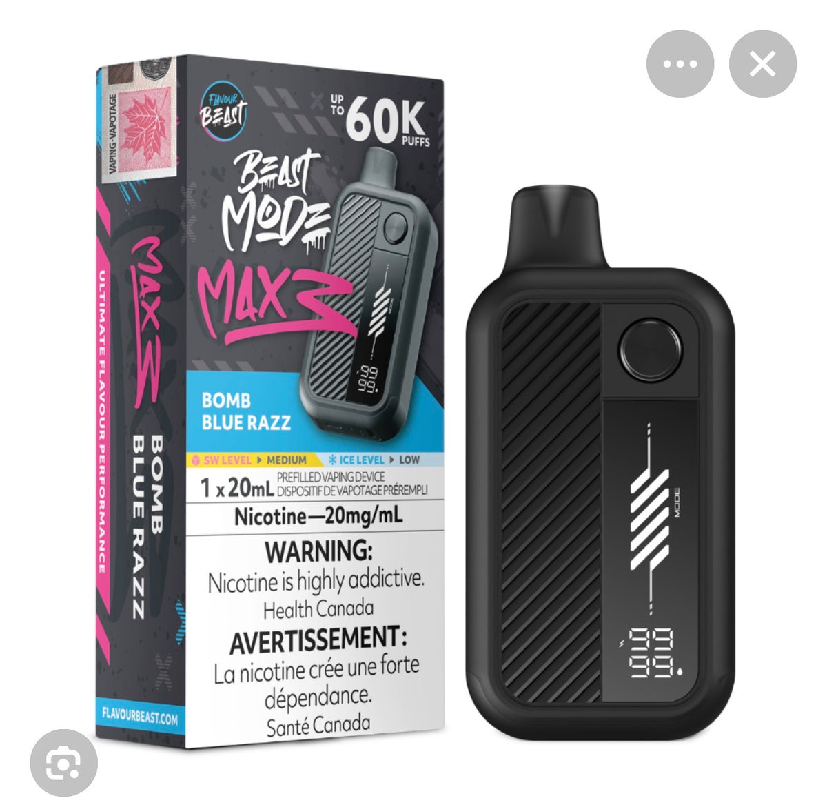 Flavor Beat 60k - disposals vape